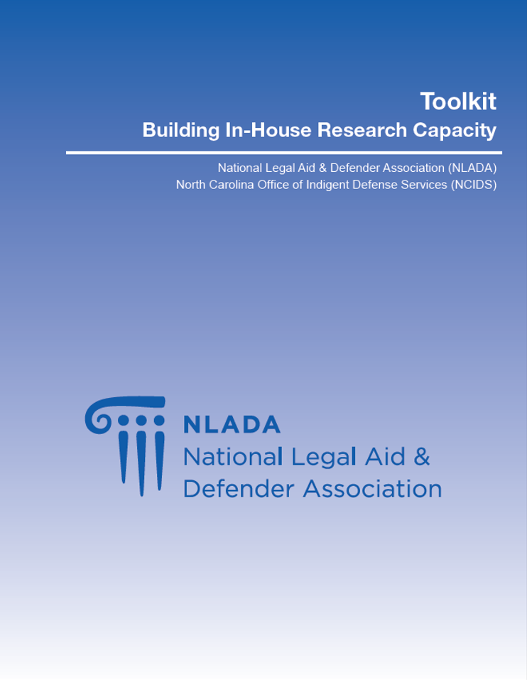 Building In-House Research Capacity Toolkit